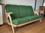 Vintage Deens design 3-zits bank, Huis en Inrichting, Ophalen, Hout, Gebruikt, 150 tot 200 cm