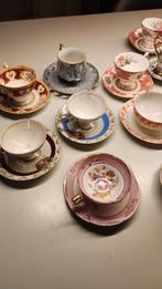 Engels servies 14 verschillende kopjes, Antiek en Kunst, Antiek | Servies compleet, Ophalen of Verzenden