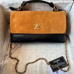 Chanel Suède Bruin Zwarte Tas, Ophalen of Verzenden, Nieuw, Bruin, Handtas