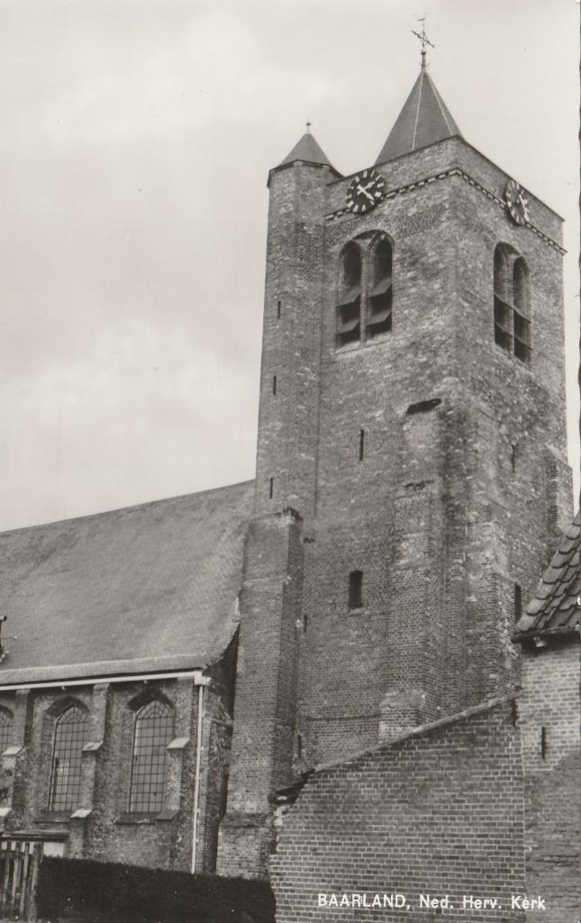 BAARLAND Ned. Herv. Kerk, Verzamelen, Ansichtkaarten | Nederland, Ongelopen, Zeeland, 1960 tot 1980, Verzenden