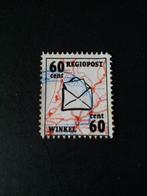 Nederland streekpost regiopost zegel gestempeld , Postzegels en Munten, Na 1940, Ophalen of Verzenden, Gestempeld