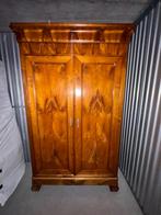 Antieke houten Louis Philippe kast, Antiek en Kunst, Ophalen