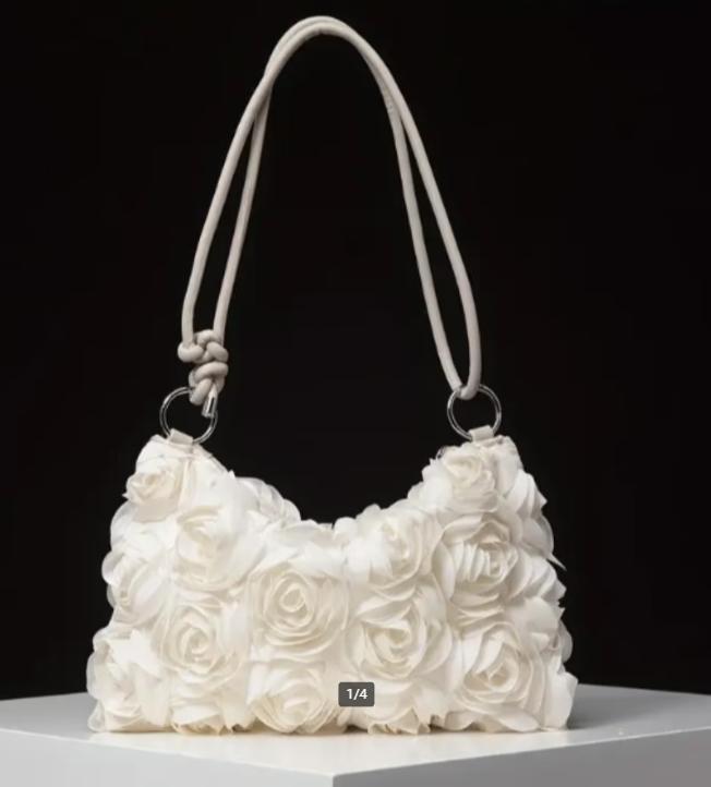 Mooie tas, Sieraden, Tassen en Uiterlijk, Tassen | Damestassen, Nieuw, Handtas, Wit, Verzenden