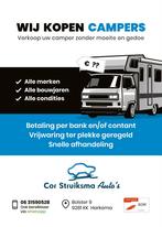 GEZOCHT CAMPERS tot 10.000 euro ook met gebreken, Caravans en Kamperen, Camper Inkoop