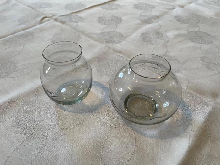 Collectie glazen vazen, Verzamelen, Glas en Borrelglaasjes, Gebruikt, Overige typen, Ophalen