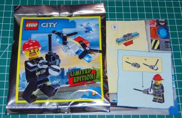 Lego City brandweerman Bobby met drone beschikbaar voor biedingen