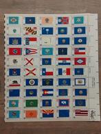 USA postzegelsheet State Flags 1976 postfris, Verzenden, Postfris, Noord-Amerika