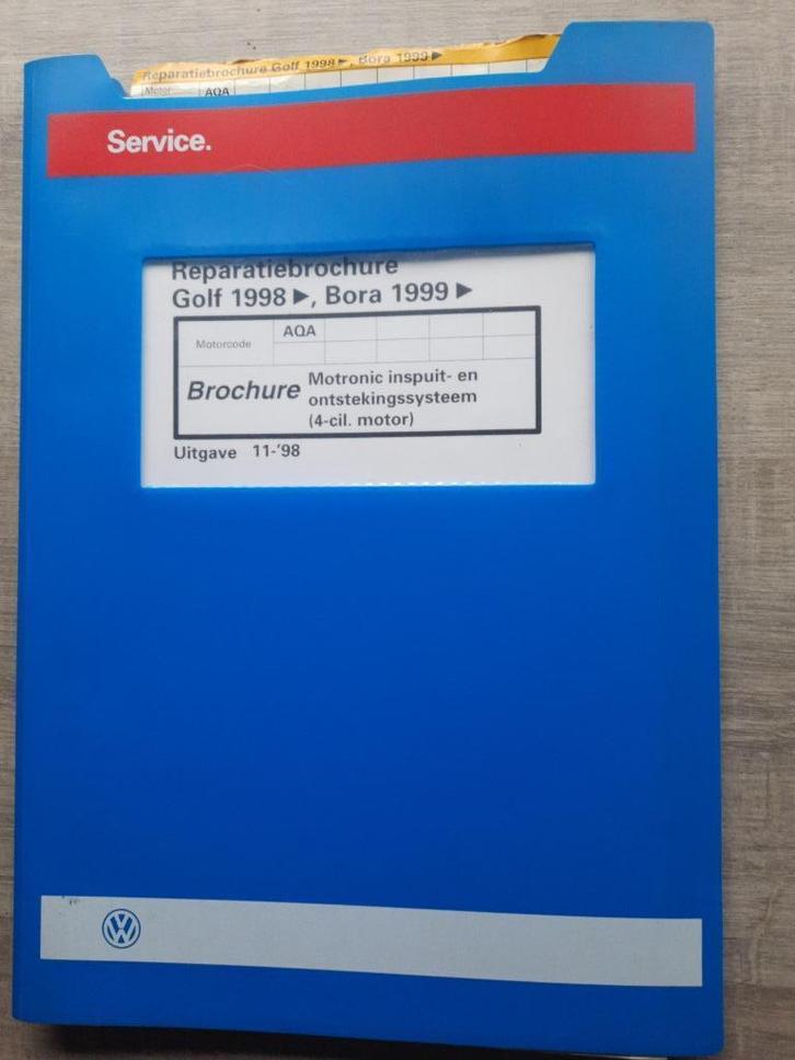 Werkplaatsboek Vw Golf 4 GTi 1.8 Turbo Inspuitsysteem AQA, Boeken, Auto's | Boeken, Gelezen, Volkswagen, Ophalen of Verzenden