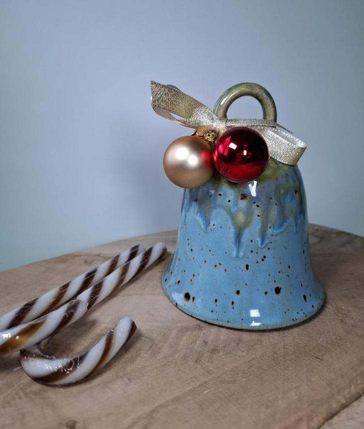 Handgemaakte keramiek kerstklok, Rainforest, Huis en Inrichting, Woonaccessoires | Overige, Nieuw, Ophalen of Verzenden