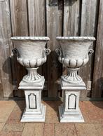 betonnen bloempotten met zuilen 85hoog 35rond/Nieuw!, Ophalen, Woondecoratie eindhoven, Nieuw, Woondecoratie eindhoven