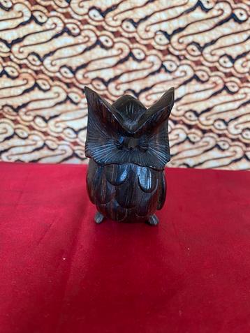PALISSANDER HOUTEN HANDGESNEDEN BEELDJE IN ART NOUVEAU STIJL beschikbaar voor biedingen