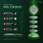 Premium 10 pieces 3V CR2032 button cell, Verzenden, Nieuw