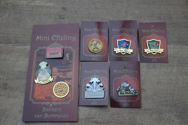 efteling pin 6 pins mini efteling, Verzamelen, Efteling, Nieuw, Button of Speldje, Ophalen of Verzenden