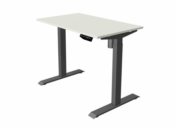 Zit sta bureau Move-1 100x60cm wit - Elektrisch verstelbaar, Huis en Inrichting, Bureaus, Nieuw, Stabureau, Elektrisch, In hoogte verstelbaar