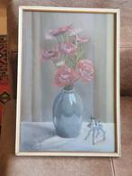 aquarel 1951 vaas bloemen speeltje Johanna Regouw 1905-1992, Antiek en Kunst, Ophalen