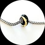 Trollbeads murano Zwart Goud TGLBE-20050, Sieraden, Tassen en Uiterlijk, Bedels, 1 bedel, Ophalen of Verzenden, Zo goed als nieuw