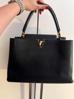 Louis Vuitton Capucines GM authenthiek origineel zwart goud, Ophalen, Zo goed als nieuw, Zwart, Handtas