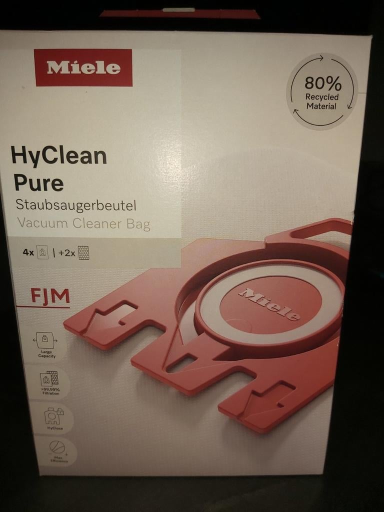 Miele Stofzuigerzakken FJM - Nieuw in ongeopende verpakking, Ophalen of Verzenden, Nieuw, Stofzak, Stofzuiger