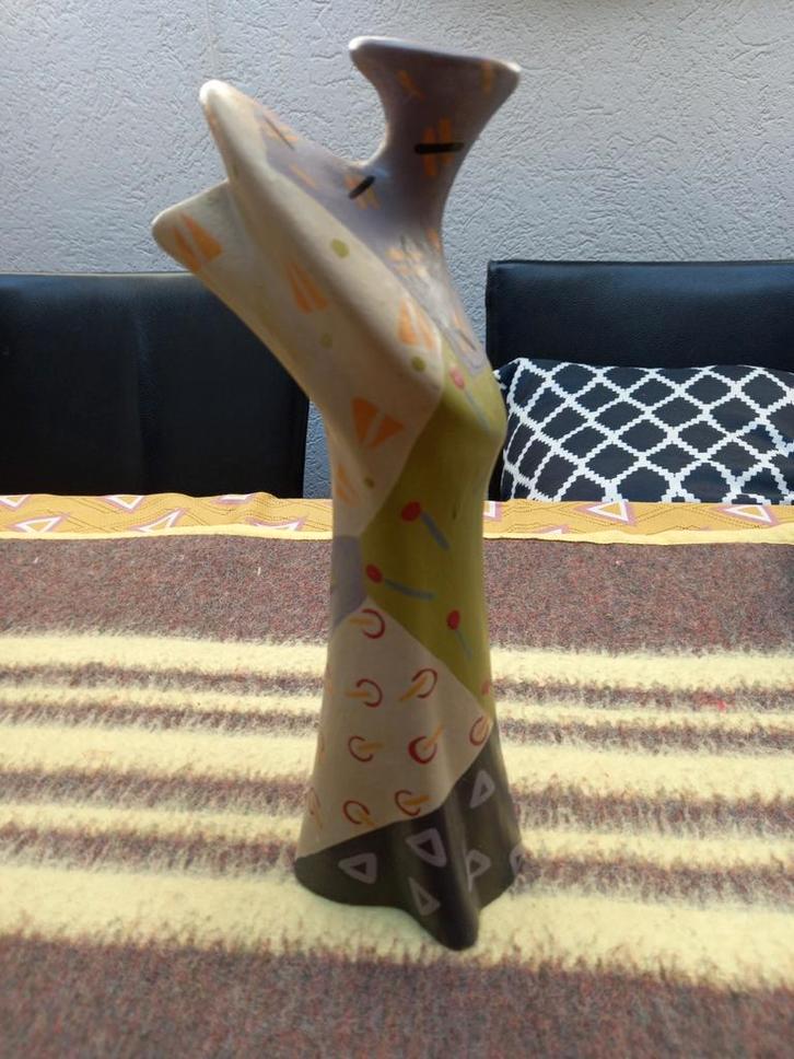 Exotische vintage vaas '70er jaren., Antiek en Kunst, Antiek | Vazen, Ophalen of Verzenden