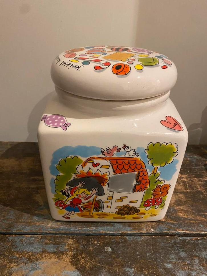 Blond Amsterdam Efteling Hans & Grietje Snoeppot, Verzamelen, Efteling, Zo goed als nieuw, Gebruiksvoorwerp, Ophalen of Verzenden