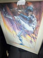 Limited Edition Baseball Art – The Pitcher (133/150), Signed, Antiek en Kunst, Ophalen of Verzenden