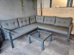 Mooie nette aluminium loungeset!, Ophalen, 4 zitplaatsen, Gebruikt, Aluminium