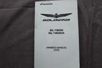 Honda GL1800 A 2005 Goldwing motorcycle owner's manual, Motoren, Handleidingen en Instructieboekjes, Ophalen of Verzenden, Honda
