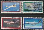 BRD 1980 1040/1043 Luchtvaart, Gest, Ophalen of Verzenden, BRD, Gestempeld