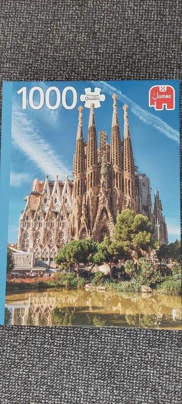 Jumbo puzzel 1000 st zgan Sacrada Familia zeer mooi! beschikbaar voor biedingen