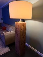 Robuuste meerpaal vloerlamp - Zeer degelijk, Huis en Inrichting, Ophalen of Verzenden, Gebruikt, Hout, 100 tot 150 cm