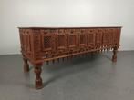 Buffet Ladenkast: Indisch Houtsnijwerk | GRATIS BEZORGING, Huis en Inrichting, Kasten | Ladekasten, Gebruikt, 150 tot 200 cm, Ophalen of Verzenden