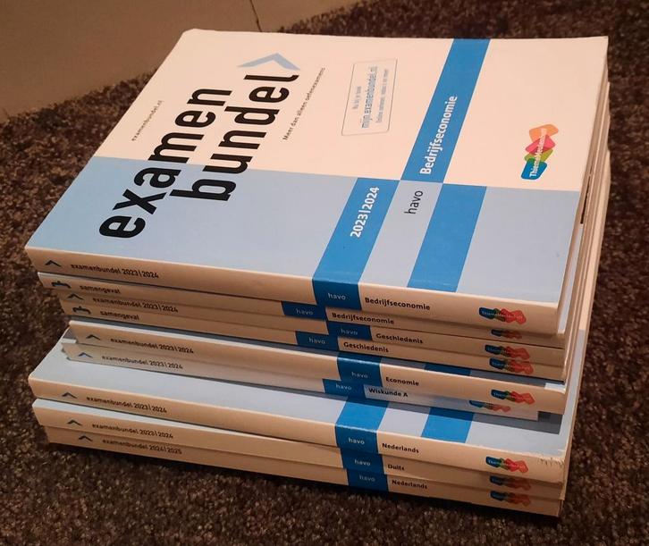 Examenbundels Havo 2023 / 2024, Boeken, Schoolboeken, Zo goed als nieuw, HAVO, Ophalen of Verzenden