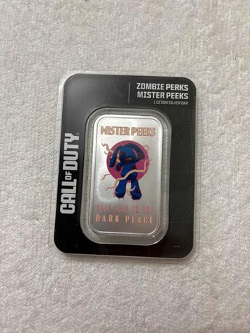 1 Oz Zilverbaar Call of Duty Zombie Perks Bar - Mister Peeks beschikbaar voor biedingen