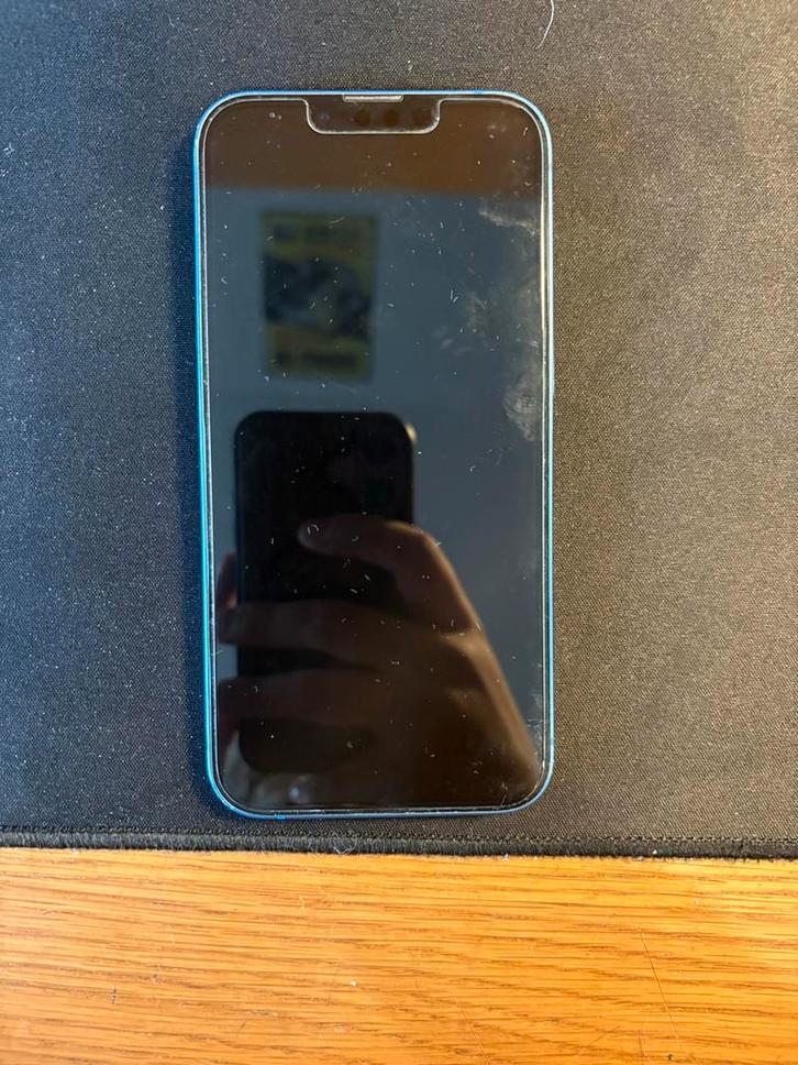 iPhone 13 Blauw - Gebruikt, Telecommunicatie, Mobiele telefoons | Apple iPhone, Gebruikt, 128 GB, Zonder abonnement, Zonder simlock