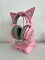Razer Kitty Headset met RGB Standaard - Quartz Pink, Ophalen of Verzenden, Zo goed als nieuw, Over-ear