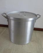 Ouderwetse vintage Aluminium wasketel met deksel, Ophalen