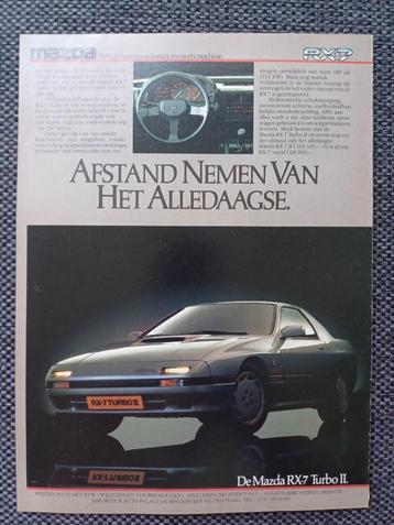 Mazda RX-7 Turbo II advertentie  beschikbaar voor biedingen
