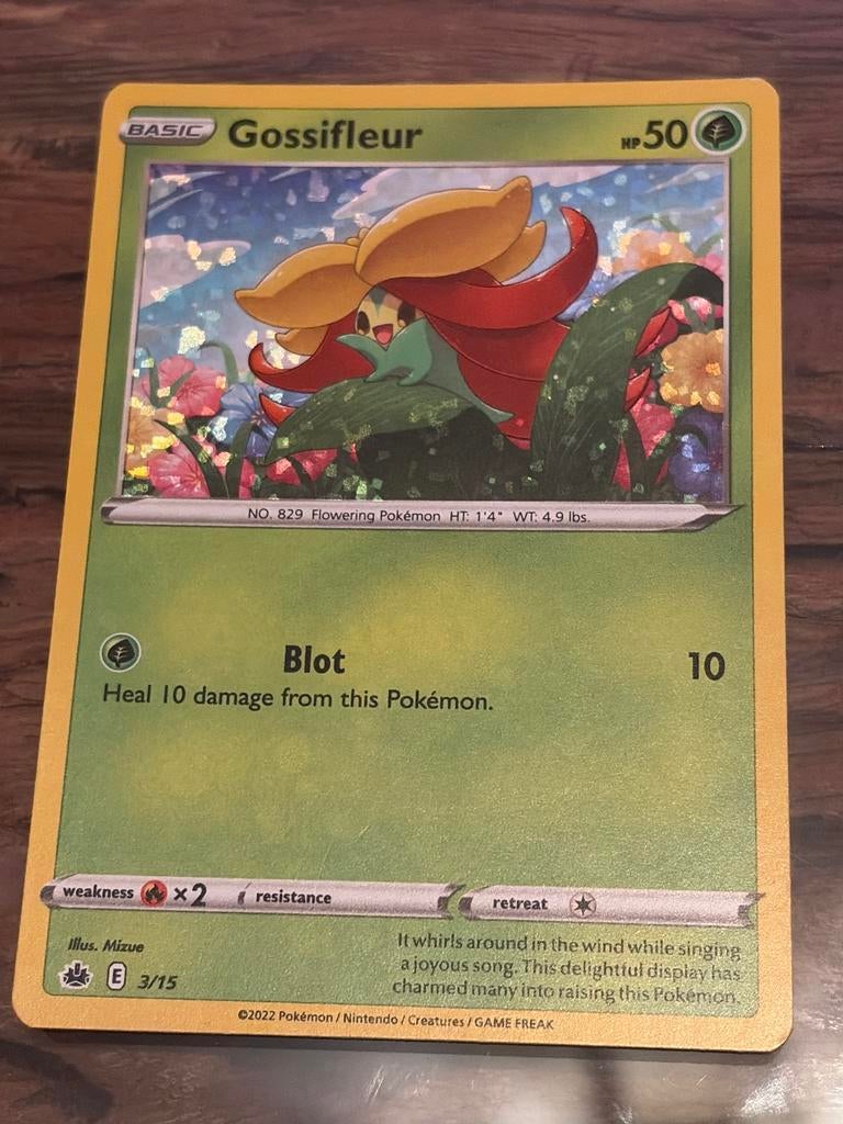 Gossifleur - McDonald's 2022 Pokemon kaart, Ophalen of Verzenden, Gebruikt, Losse kaart