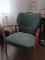 Fauteuil Groen, Huis en Inrichting, Ophalen, Gebruikt, 75 tot 100 cm, 50 tot 75 cm
