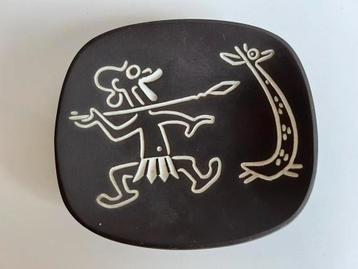 Vintage Jaap Ravelli Wandbord Afrikaan Giraffe D258 beschikbaar voor biedingen