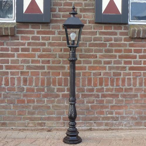 Tuinlantaarn van gietijzer tuinverlichting, Antiek en Kunst, Curiosa en Brocante, Ophalen of Verzenden