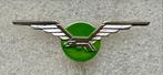 Vintage Bruynzeel Zaandam Groen Speldje, Verzamelen, Speldjes, Pins en Buttons, Ophalen, Gebruikt, Merk, Speldje of Pin