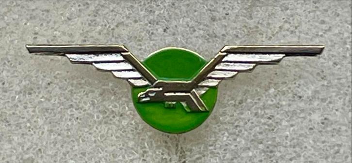 Vintage Bruynzeel Zaandam Groen Speldje, Verzamelen, Speldjes, Pins en Buttons, Gebruikt, Speldje of Pin, Merk, Ophalen