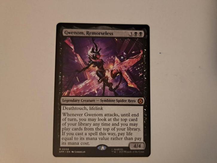 Gwenom, Remorseless, Hobby en Vrije tijd, Verzamelkaartspellen | Magic the Gathering, Zo goed als nieuw, Ophalen of Verzenden