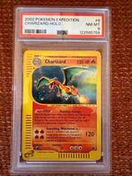 Pokemon - Holo Charizard (Expedition) PSA 8, Ophalen of Verzenden, Zo goed als nieuw, Losse kaart, Foil