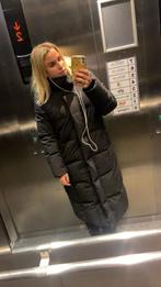 Mooie lange gewatteerde jas s.Oliver maat L, Ophalen of Verzenden, Zo goed als nieuw, Maat 42/44 (L), Zwart