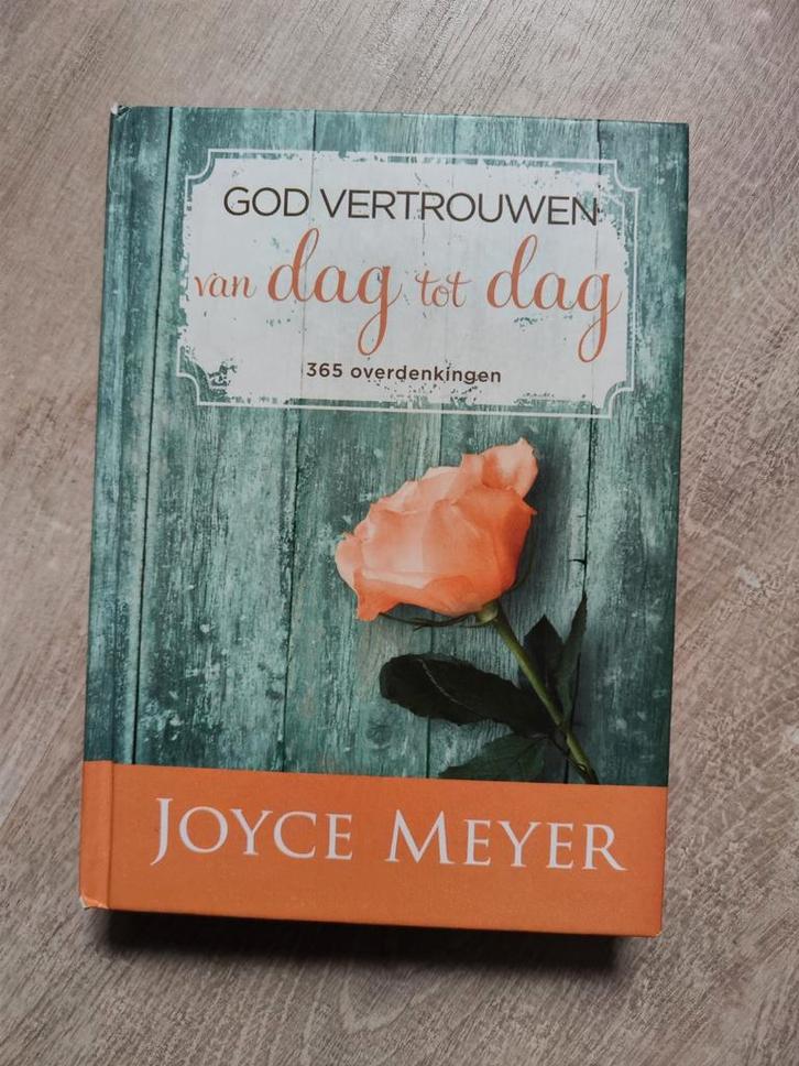 Dagboek: God vertrouwen van dag tot dag - Joyce Meyer, Boeken, Godsdienst en Theologie, Zo goed als nieuw, Ophalen of Verzenden