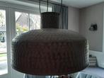 Gave grote hanglamp grijs tinnenlook gehamerd, Huis en Inrichting, Lampen | Hanglampen, Ophalen of Verzenden, Zo goed als nieuw