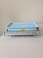 Zweedse Gunda vintage keukenweegschaal retro Blauw, Minder dan 10 kg, Keukenweegschaal, 1 tot 500 gram, Ophalen of Verzenden