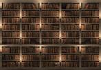 Boekenkast Fotobehang, Bibliotheek behang *Fotobehang4you, Verzenden, New York, uitzicht, view,